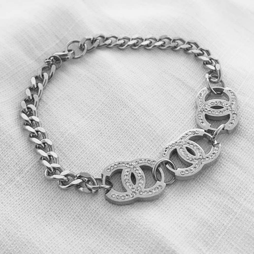 Stainless Steel Brand Bracelet-RR210701-Rrs0221-18