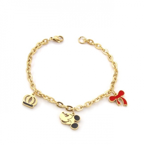 Stainless steel Micke*y Bracelet-HY210711-P14F