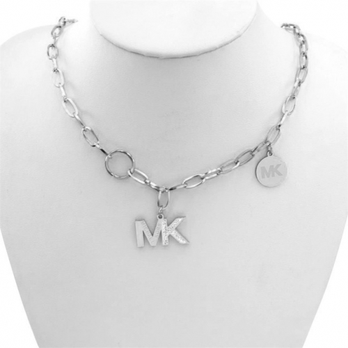 Stainless Steel Brand Necklace-HY210711-P19-4