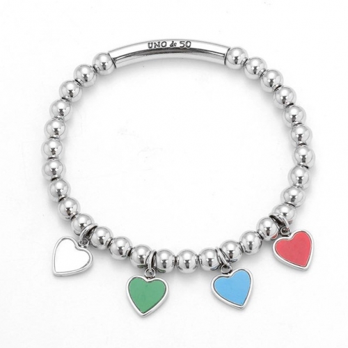 Stainless Steel UNO de 50 Bracelet -HF210718-UNSL1070-17