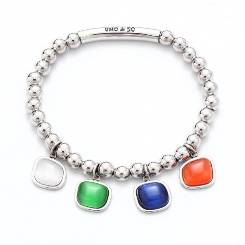 Stainless Steel UNO de 50 Bracelet -HF210718-UNSL1064-18