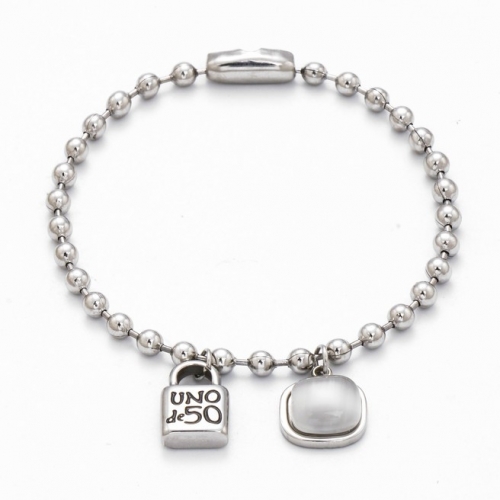 Stainless Steel UNO de 50 Bracelet -HF210719-UNSL1058-10-3