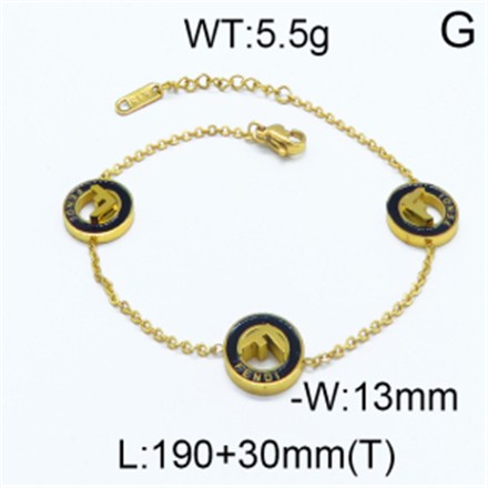 Stainless Steel Brand Bracelet-YIN210730-BT039