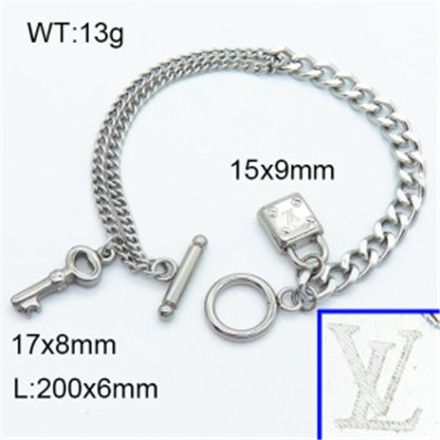 Stainless Steel Brand Bracelet-YIN210730-BT047