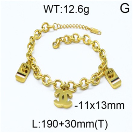 Stainless Steel Brand Bracelet-YIN210730-BT018