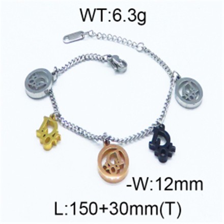 Stainless Steel Brand Bracelet-YIN210730-BT035