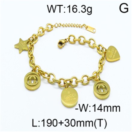 Stainless Steel Brand Bracelet-YIN210730-BT030