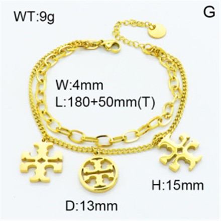 Stainless Steel Brand Bracelet-YIN210730-BT042