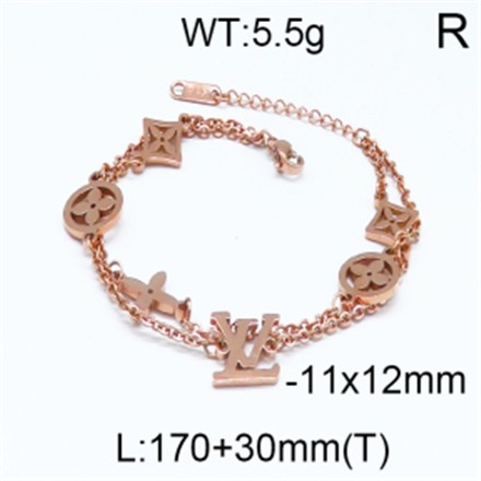 Stainless Steel Brand Bracelet-YIN210730-BT013