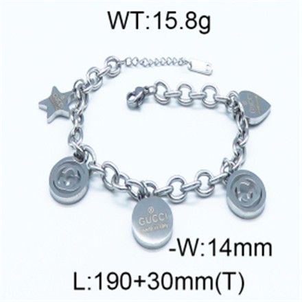 Stainless Steel Brand Bracelet-YIN210730-BT032