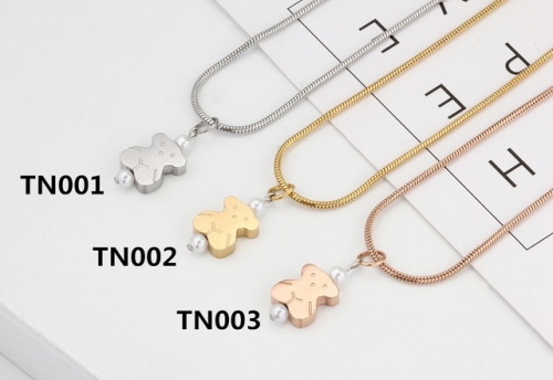 Stainless Steel Tou*s Necklace-ch210730-TN00211-P11