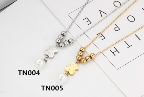 Stainless Steel Tou*s Necklace-ch210730-TN005-13