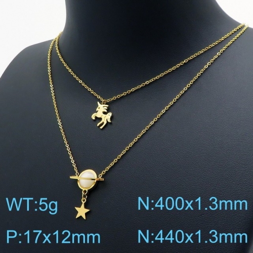 Stainless Steel Necklace-kk210804-KN118715-KLX--12