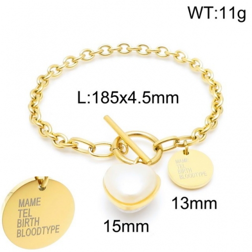 Stainless Steel Brand Bracelet-kk210804-KB148107-KLX--13