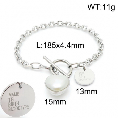 Stainless Steel Brand Bracelet-kk210804-KB148108-KLX--9