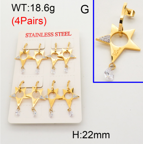 Stainless Steel Earrings-YIN210818-ST049
