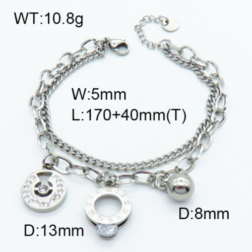 Stainless Steel Bracelet-YIN210818-ST011