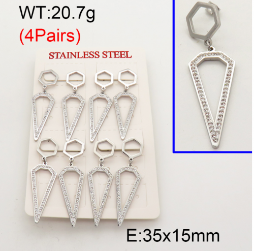 Stainless Steel Earrings-YIN210818-ST048