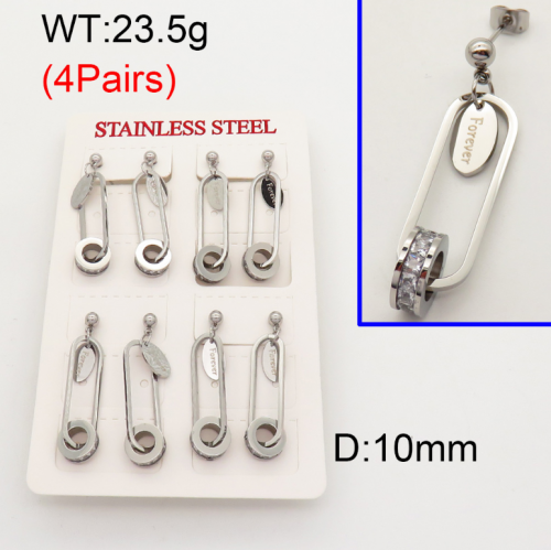 Stainless Steel Earrings-YIN210818-ST045