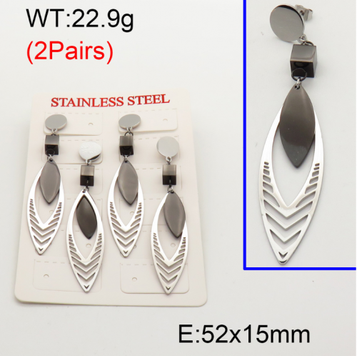 Stainless Steel Earrings-YIN210818-ST054