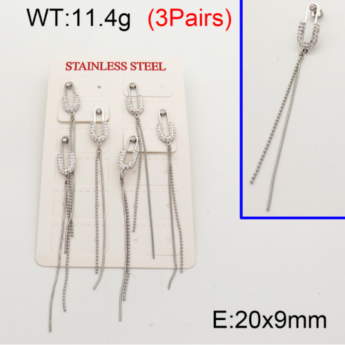 Stainless Steel Earrings-YIN210818-ST042