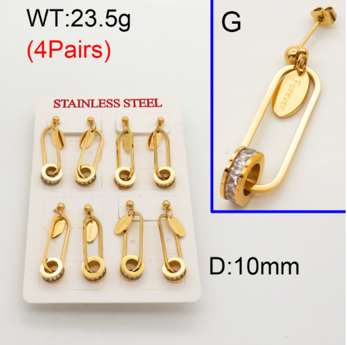 Stainless Steel Earrings-YIN210818-ST043
