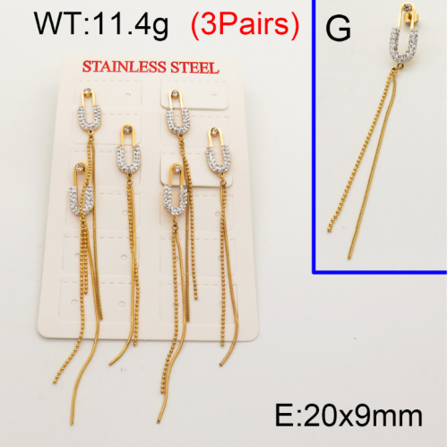 Stainless Steel Earrings-YIN210818-ST040