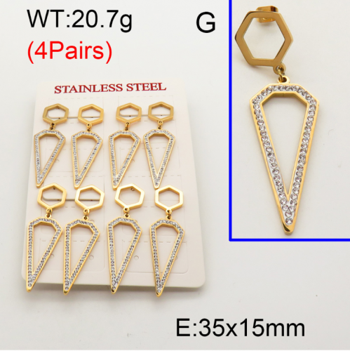 Stainless Steel Earrings-YIN210818-ST046