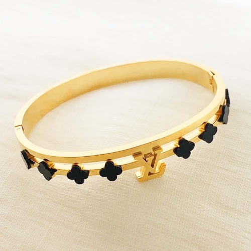 Stainless Steel Brand Bangle-RRs0359-25