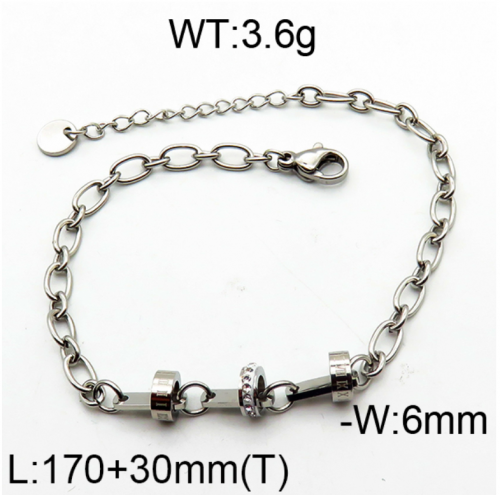 Stainless Steel Bracelet-YIN210826-BSG019