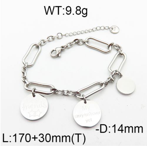 Stainless Steel Bracelet-YIN210826-BSG040