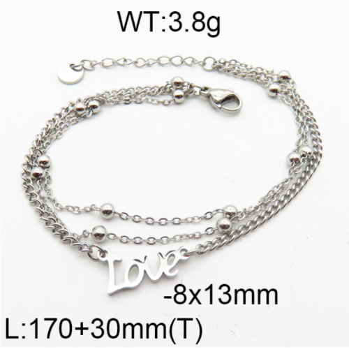 Stainless Steel Bracelet-YIN210826-BSG042