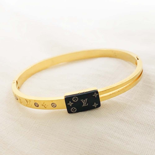 Stainless Steel Brand Bangle-RRs0341-25