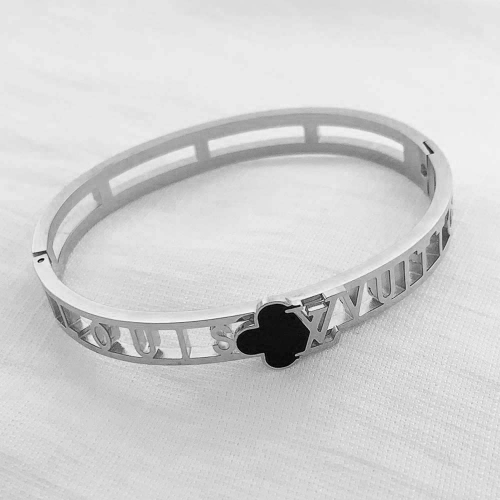 Stainless Steel Brand Bangle-RRs0337-24