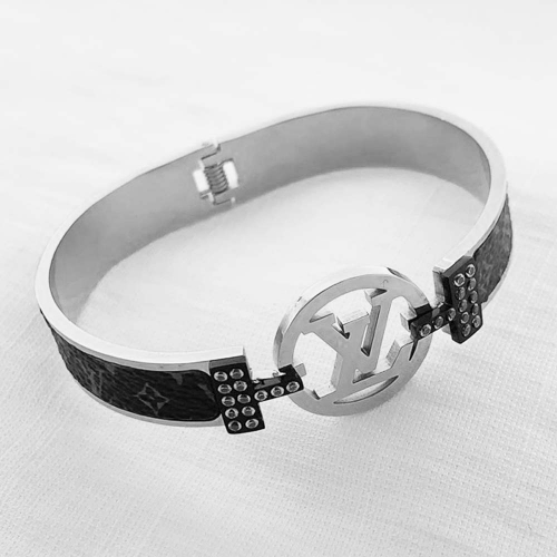 Stainless Steel Brand Bangle-RRs0363-24