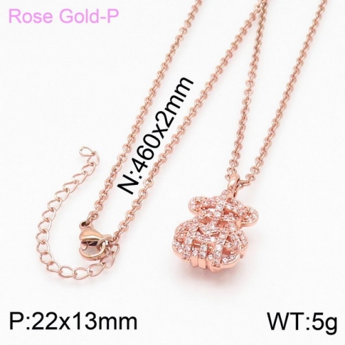 Stainless Steel Tou*s Necklace-DY210826-XL-105R-286-20