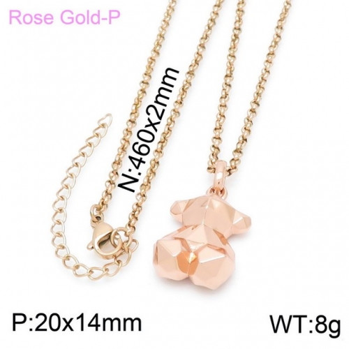 Stainless Steel Tou*s Necklace-DY210826-XL-107R-257-18