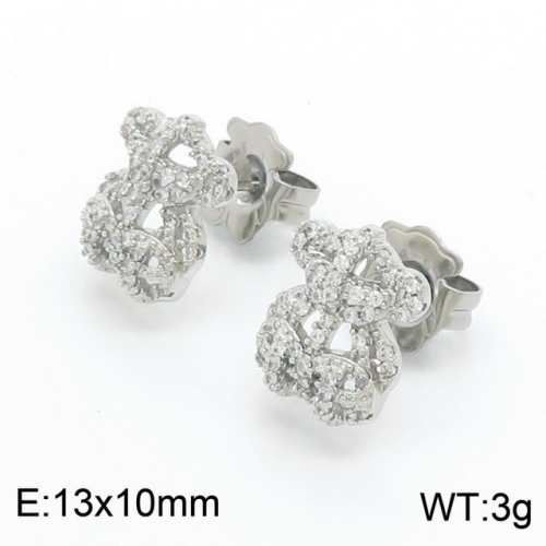 Stainless Steel Tou*s Earrings-DY210826-ED-152S-214-15