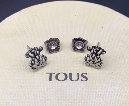 Stainless Steel Tou*s Earrings-153S-114-8