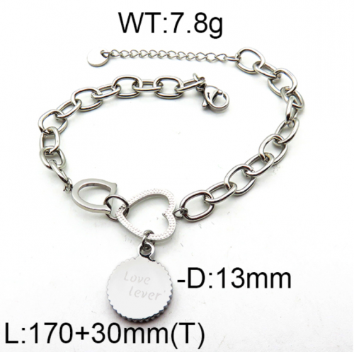 Stainless Steel Bracelet-YIN210826-BSG041