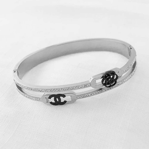 Stainless Steel Brand Bangle-RRs0355-24