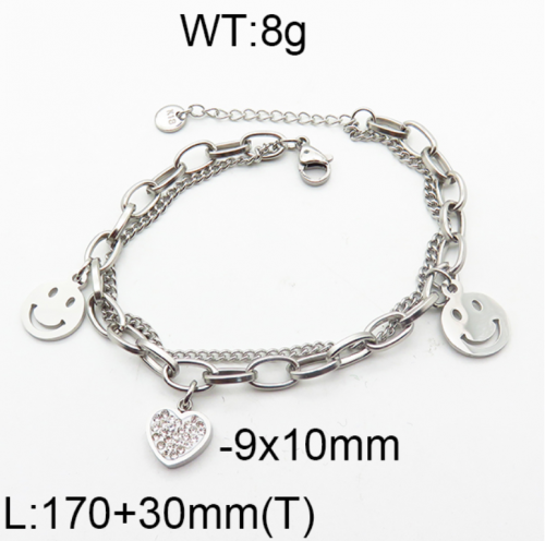 Stainless Steel Bracelet-YIN210826-BSG009