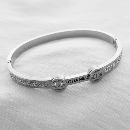 Stainless Steel Brand Bangle-RRs0373-23