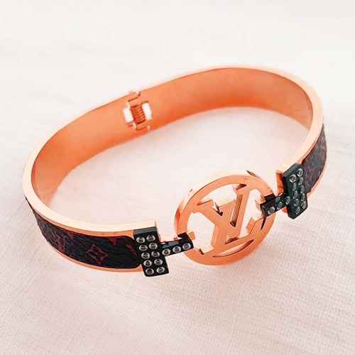 Stainless Steel Brand Bangle-RRs0365-26