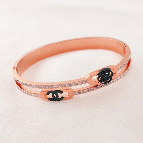 Stainless Steel Brand Bangle-RRs0357-26