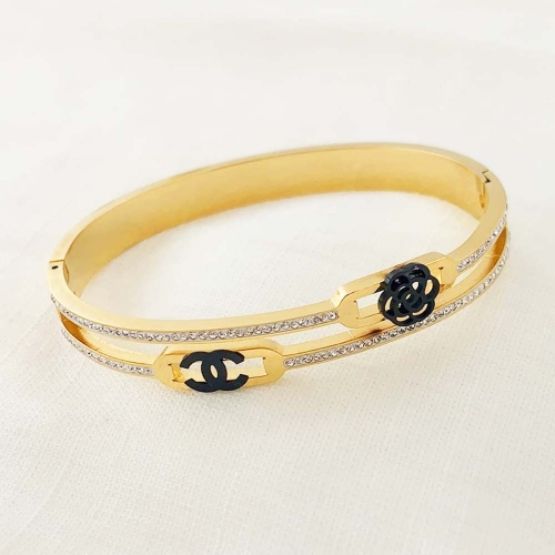 Stainless Steel Brand Bangle-RRs0356-25