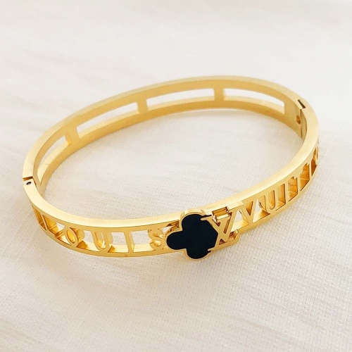 Stainless Steel Brand Bangle-RRs0338-25