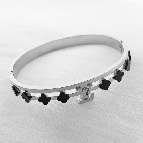 Stainless Steel Brand Bangle-RRs0358-24