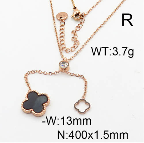 Stainless Steel Necklace-YIN210826--NEC007