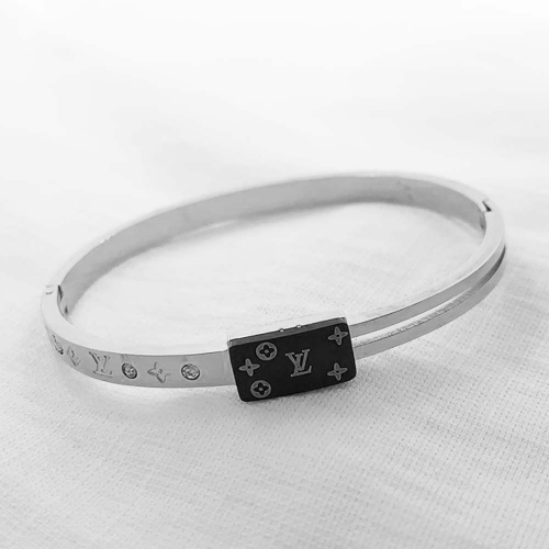 Stainless Steel Brand Bangle-RRs0340-24